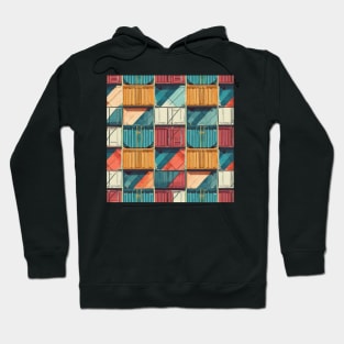 Cargo containers pattern Hoodie